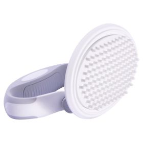 Pet Life 'Gyrater' Swivel Travel Silicone Massage Grooming Dog Brush