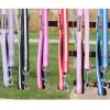Reflective Nylon Leash with Soft Grip Handle 3/4 in. Wide x 5 ft. Long - Raspberry Pink