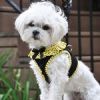 American River Choke Free Dog Harness Polka Dot Collection - Yellow and Black Polka Dot