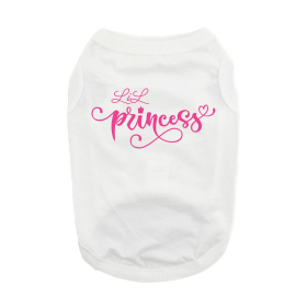 NEW - Lil Princess Dog Shirt - White (Option: X-Small)
