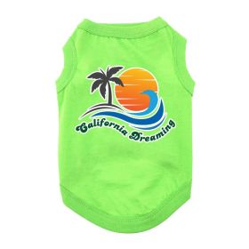 NEW - California Dreaming Dog Shirt - Green Flash (Option: X-Small)
