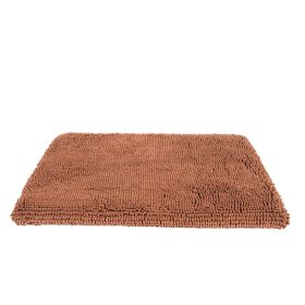 DGS Pet Products Dirty Dog Cushion Pad Small Brown 19" x 24" x 2.5" (Color: Brown, size: large)
