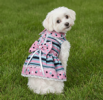 Dots & Stripes Harness Dress - Pink & Teal