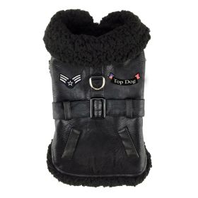 Top Dog Flight Harness Coat - Black (Option: X-Small)