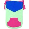 Color-Block Flex Fit Hoodie - Pink on Mint
