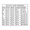 Flex-Fit Dog Hoodie- Black