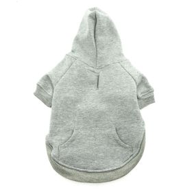 Flex-Fit Dog Hoodie- Gray (Option: X-Small)