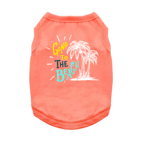 NEW - Gone To The Beach Tank Shirt - Coral (Option: X-Small)