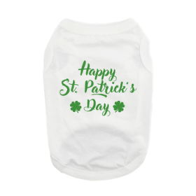 NEW - Happy St. Patrick's Day - White (Option: X-Small)