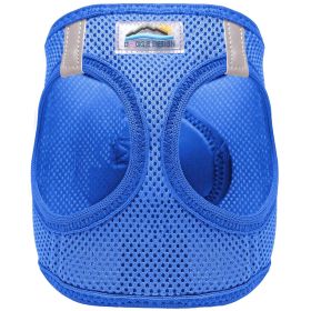 American River Solid Ultra Choke Free Dog Harness - Cobalt Blue (Option: XX-Small)