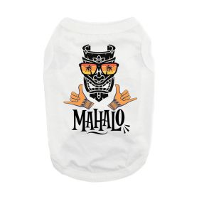 NEW - Mahalo Dog Shirt - White (Option: X-Small)