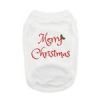 NEW - Merry Christmas Dog Shirt - White