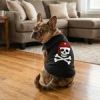 NEW - Pirate Skull with Red Bandana Dog Shirt - Jet Black
