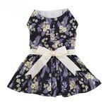 Purple Twilight Hawaiian Dog Dress with Matching Leash (Option: X-Small)