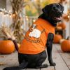 NEW - Trick or Treat Pup Dog Shirt - Sunset Orange