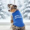 NEW - Winter Wonderland Dog Shirt - Blue